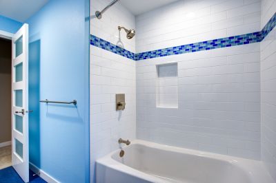 Colorful Tile Accent Wall