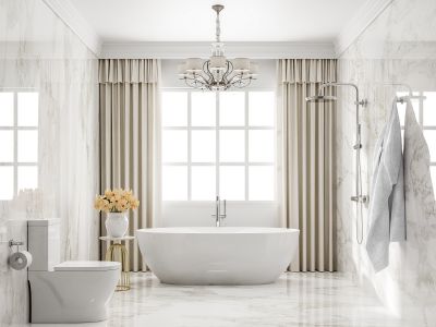 Elegant Drop-In Bathtub